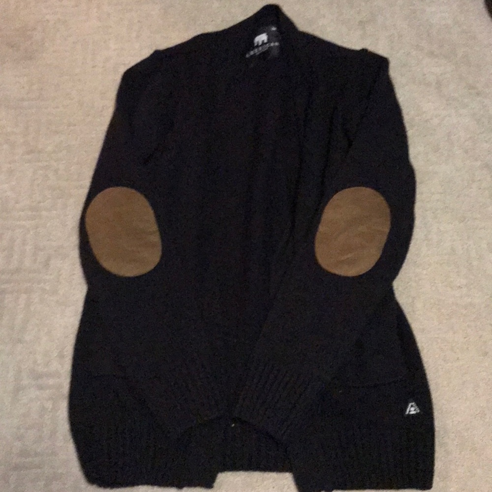 American stitch wool cardigan
